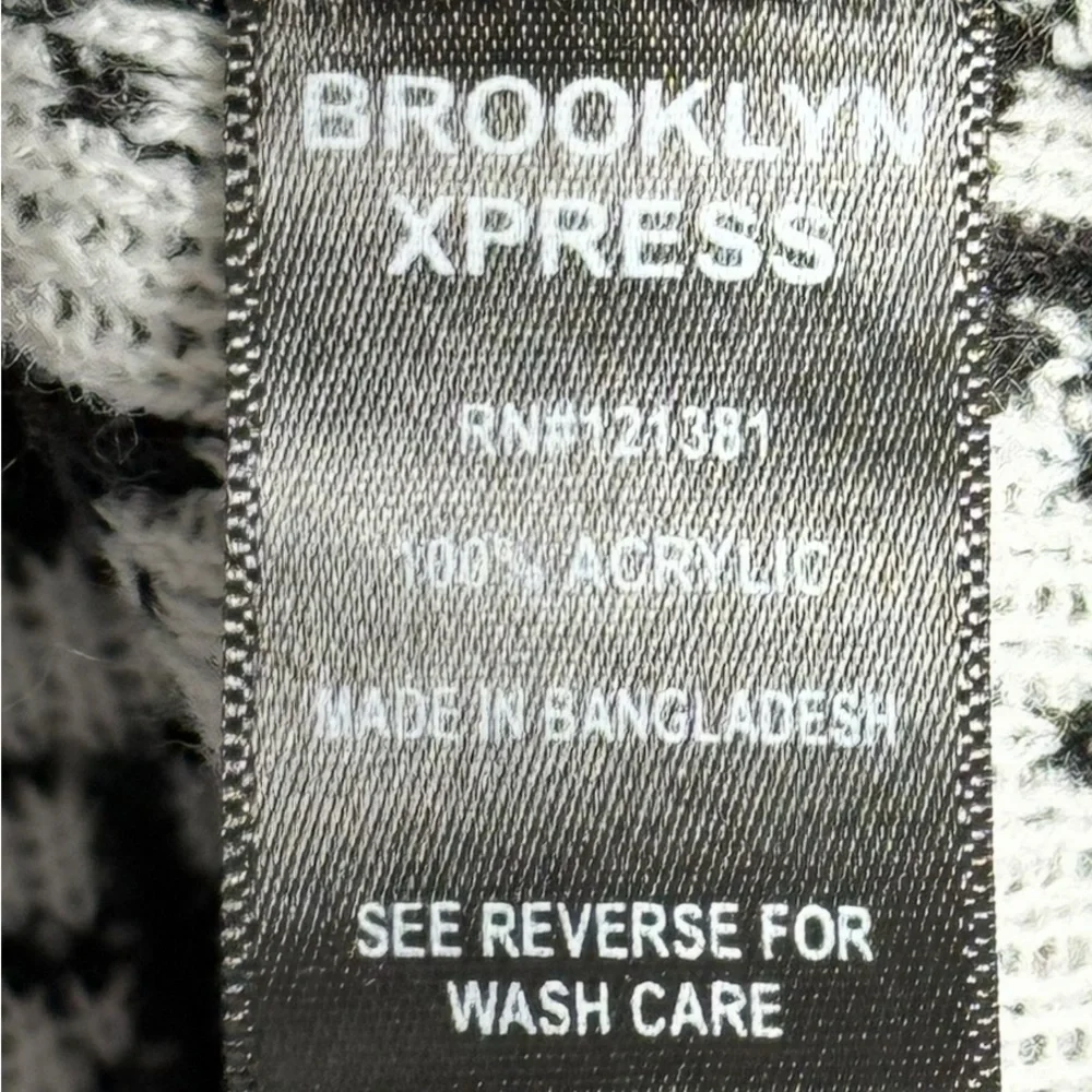 Brooklyn Express Holiday Blazed “gingerbread man graphic with 
